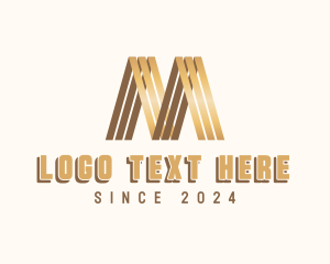 Corporate - Premium Luxury Letter M Brand logo design