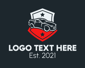 Drag Race - Motorsports Car Badge logo design