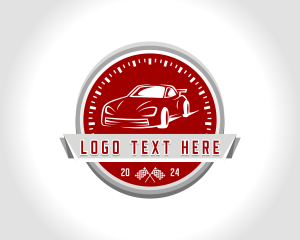 Repair - Race Car Automobile logo design