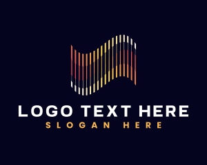 Tune - Audio Sound Wave logo design