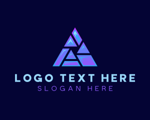 Business - Business Triangle Letter A logo design