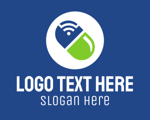 Pharmacy - WiFi Tech Capsule logo design