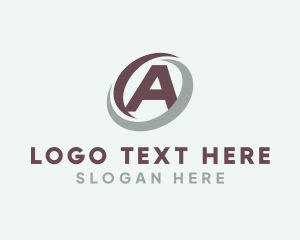 Letter A - Digital Software Startup Letter A logo design