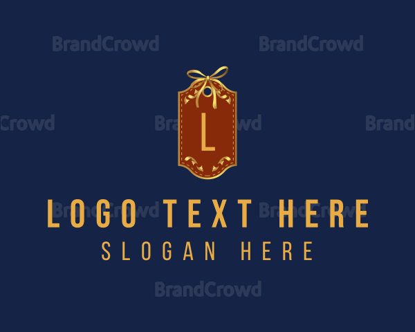 Premium Tag Ribbon Logo