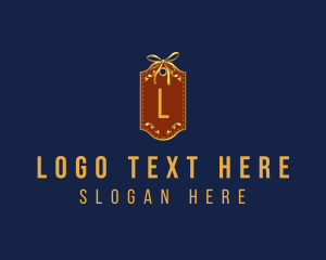 Christmas - Premium Tag Ribbon logo design