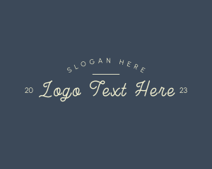 Script Generic Business Logo