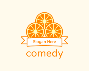 Orange Slices Design Logo