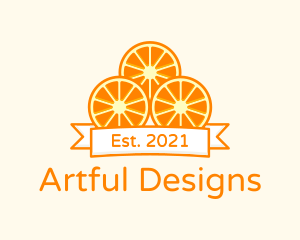 Orange Slices Design logo design