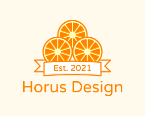 Orange Slices Design logo design