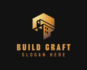 Building Property Contractor logo design