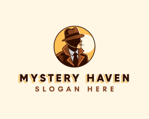 Man Detective Inspector logo design