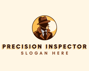 Inspector - Man Detective Inspector logo design