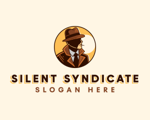 Mobster - Man Detective Inspector logo design