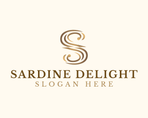 Classic Elegant Luxury Letter S logo design