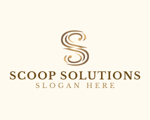 Classic Elegant Luxury Letter S logo design