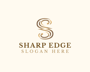 Classic Elegant Luxury Letter S logo design