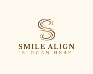 Classic Elegant Luxury Letter S logo design