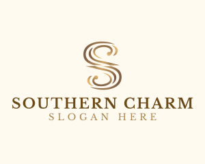 Classic Elegant Luxury Letter S logo design