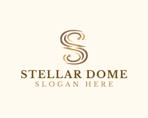 Classic Elegant Luxury Letter S logo design