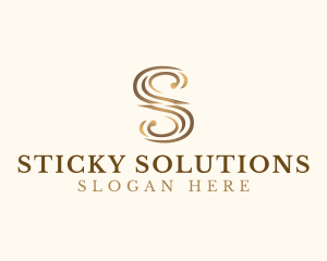 Classic Elegant Luxury Letter S logo design