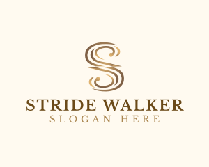 Classic Elegant Luxury Letter S logo design