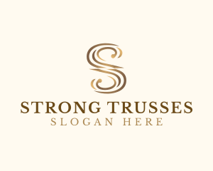 Classic Elegant Luxury Letter S logo design