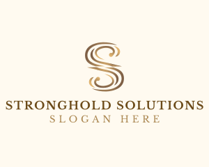 Classic Elegant Luxury Letter S logo design