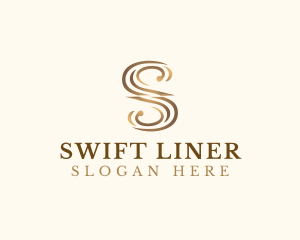 Classic Elegant Luxury Letter S logo design