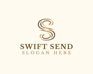 Classic Elegant Luxury Letter S logo design