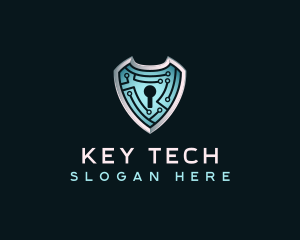 Cyber Security Lock logo design