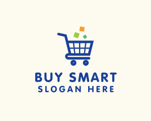 Online Ecommerce Cart logo design