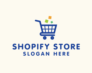 Ecommerce - Online Ecommerce Cart logo design