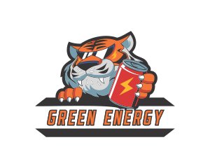 Tiger Energy Drink logo design