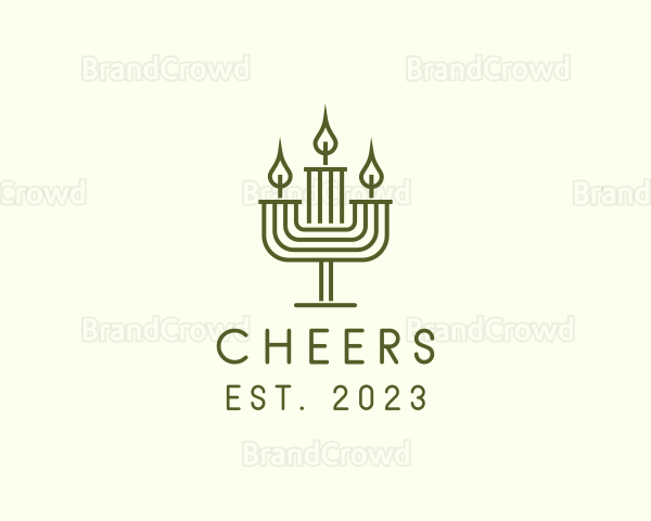 Art Deco Candle Holder Logo