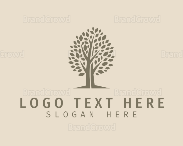 Eco Tree Plant Logo