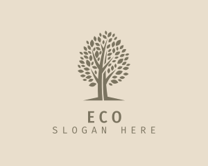 Eco Tree Plant logo design