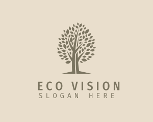 Eco Tree Plant logo design