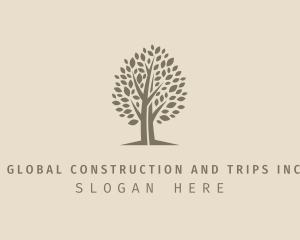 Organic - Eco Tree Plant logo design