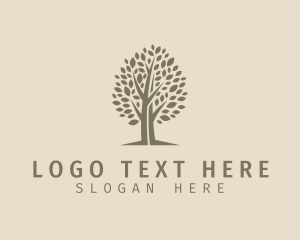 Eco Tree Plant Logo