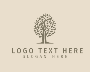 Eco Tree Plant Logo