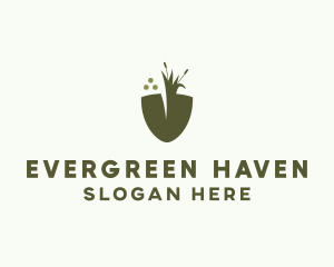 Shovel Lawn Care  logo design