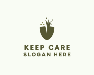 Shovel Lawn Care  logo design