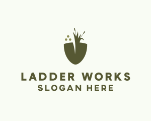 Shovel Lawn Care  logo design