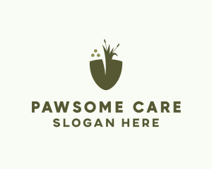 Shovel Lawn Care  logo design