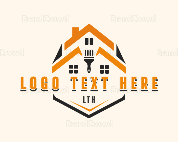 Roof Carpentry Painting Logo