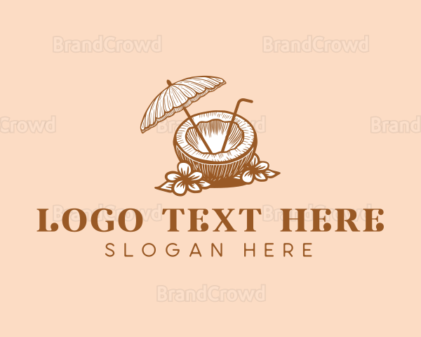 Coconut Fruit Juice Logo