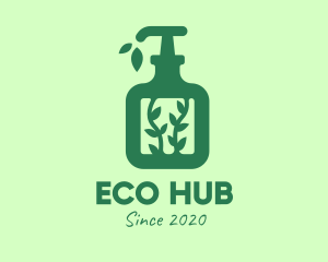 Green Organic Lotion logo design