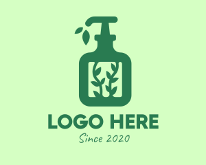 Hygienic - Green Organic Lotion logo design