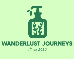 Hand Wash - Green Organic Lotion logo design
