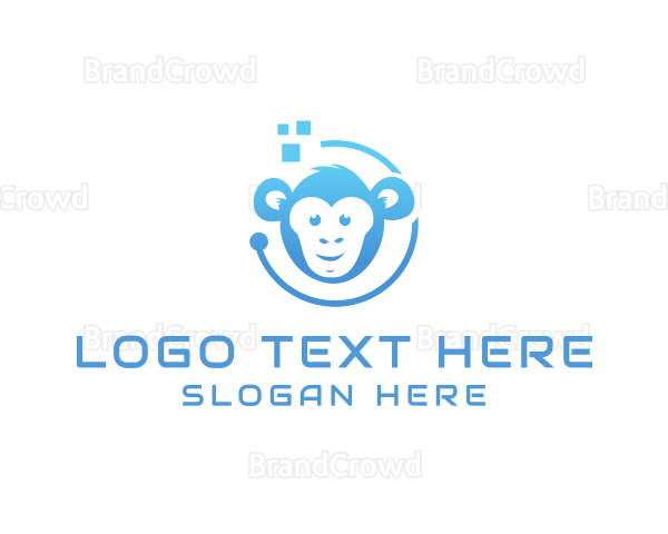 Cyber Tech Monkey Logo
